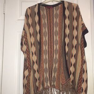 Tribal print kimono